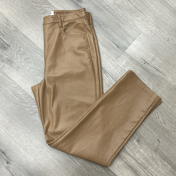 The Melina Wilfred Women’s Vegan Leather Pants Size 10 - Picture 5 of 7